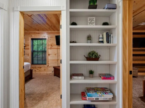 Modern Farmhouse With Gameroom Firepit