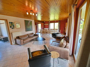 Spacious holiday home for 12 adults and 3 children with sauna / private pool