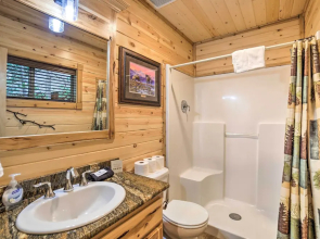 Luxe Island Park Cabin w/ National Forest Views!