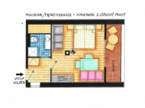 Apartmánová chalupa v Dvore u maliara