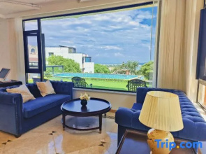 June Bay. sea and sunr i se Golf Pool Seaview Villa (Zhujiajian Nansha Store)