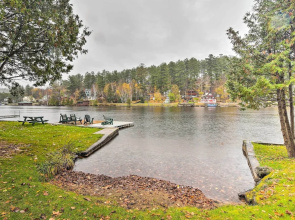 Pet-friendly Adirondack Cabin w/ On-site Lake