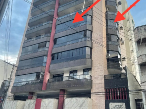 Apto Praia do Morro, 100m da praia, 3 Qts, uma vaga de garagem e WI-FI grátis