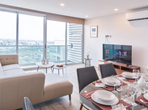 Modern Apartment, Park, Pool, Gym, Foundry & Center - 1KSB, 4SB, 2 BTH by Mty