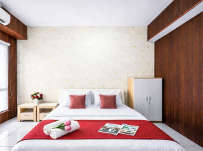 Wood Accents Studio At Tamansari Prospero Sidoarjo Apartment