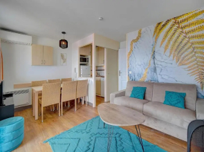 IMMOGROOM - 2 Rooms sea view - Renovated - Pool - Terrace - Parking - AC