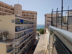 Ático con encanto, 50m de la playa, vista al mar, wifi fibra, gran terraza