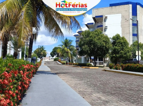 Apartamento em Caldas Novas, Flat a 200m do DiRoma Acqua Park e 500m do centro - HotFérias