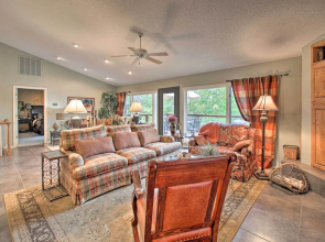 3 Mi to Lake Desoto: Home w/ Furnished Deck!