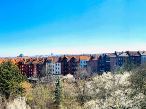 Gemütliches Studio mit Küche, Netflix & Panoramablick in Citynähe