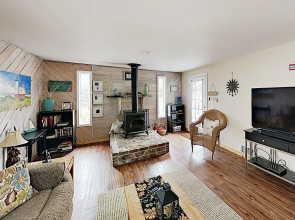 New Listing! Chateau Serenity W/ Decks, Firepit 2 Bedroom Home