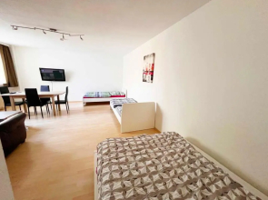 Praktisches Apartment mit Flatscreen TV