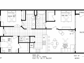 Indies 404 3 Bedrooms 2 Bathrooms Condo