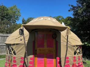 Yurt Retreat - Overlooking the River Blackwater
