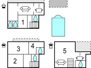 Stunning Home in Perci With Wifi and 5 Bedrooms