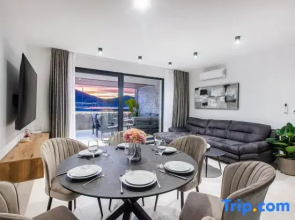 Seafront villa Kupinica with private indoor Pool