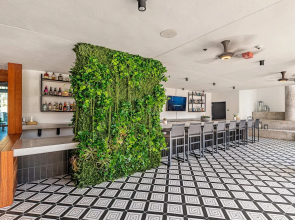 Incredible top floor studio with view