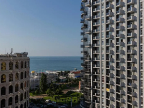 Seaside Studio Apt Balcony in Batumi Center
