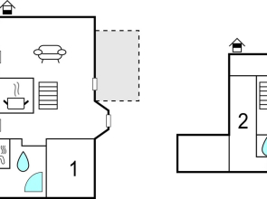 Nice Home in Rechlin With 3 Bedrooms, Sauna and Wifi