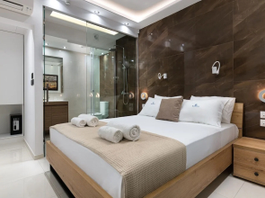 Rhodes Skyline Suite With out Door Jacuzzi Sea View