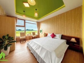 Room in House - Trang An Ao Dai Homestay - Double Room With Field View - Am Tien Room