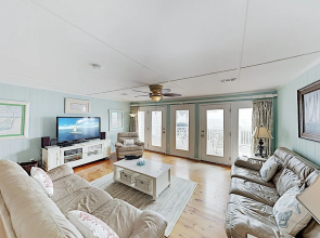 New Listing! Beachfront Home W/ Pool & Large Deck Home
