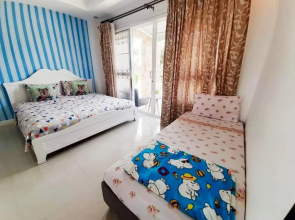 บ้านแฟมิลี่ ปาร์ตี้ พูลวิลล่า หัวหิน ใกล้เซเว่น 3ห้องนอน รองรับ 6-15 คน