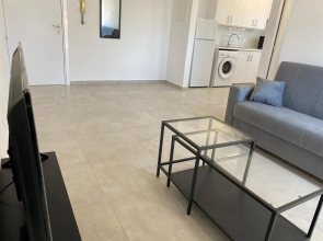 Renovated modern 1-bedroom apartment with view