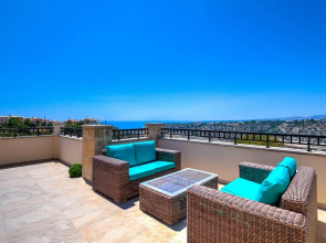 Stunning 3 bedroom villa 'BZ01' with private pool, stunning views, communal pool and resort facilities, Zephyros Village on Aphrodite Hills Re