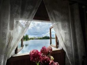 Laivu māja uz Alūksnes ezera/ Boat house on a Lake
