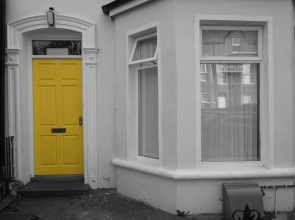 Big Yellow Door in Queens Quarter