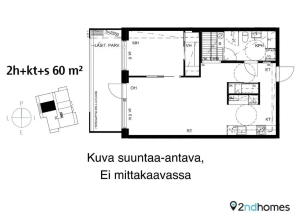 2ndhomes Tampere "Kaplan #2" Luxury Apartment - Sauna & Balcony