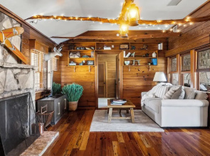 Cabins on the Lake - Boat Dock - Firepit