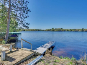 Spacious Lakefront New Auburn Home w/ Sunroom
