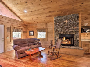 Bryson City Cabin w/ Wraparound Deck & Hot Tub