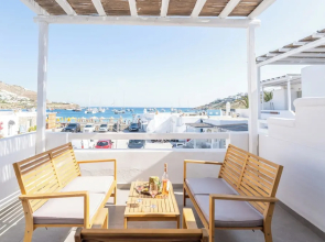 Sea Side Apartments In Ornos Beach