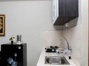 Homey and Modern 2BR at Lagoon Apartment near Shopping Center