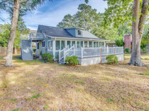 Walk to Ocean: Home w/ Deck in North Myrtle Beach