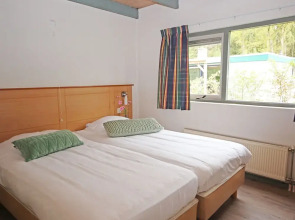 Detached Bungalow With Fireplace, in Appelscha