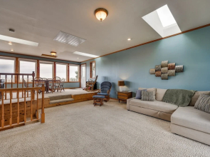 New Listing! Stone W/ Private Beach Path 6 Bedroom Home