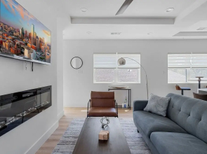 Modern Townhome Rooftop Backyard Garage 2