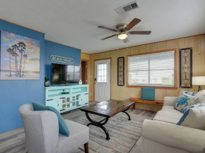 Ocean View, Deck: Colorful Crystal Beach Home!