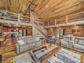 Galena Cabin w/ Wraparound Porch & Game Room!