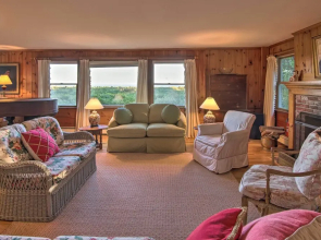 Waterfront Kennebunk Retreat on Private Beach