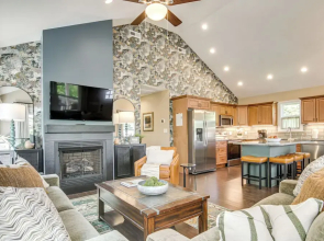 Walk to Dtwn Waynesville: Home w/ Deck!