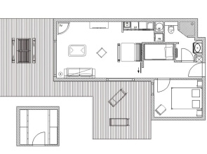 Apartment With one Bedroom in Fontcouverte la Toussuire, With Wonderful Mountain View and Furnished Terrace - 10 m From the Slopes
