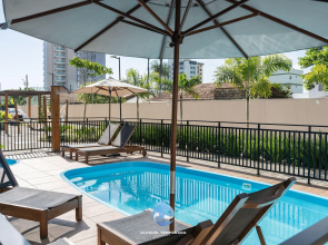 Apartamentos em Bal Piçarras 150 M DA PRAIA com SACADA, WI-FI, PISCINA, PORTARIA 24h, PLAYGROUND e vaga de GARAGEM