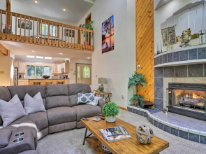 Pocono Lake Paradise w/ Private Beach & Dock!