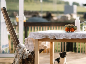 Юмарт озеро Талкас База семейного отдыха