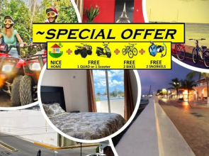 ツ S2BDepa+GRATIS(1Cuatri+Scooter+2BICIS+2Snorkels)